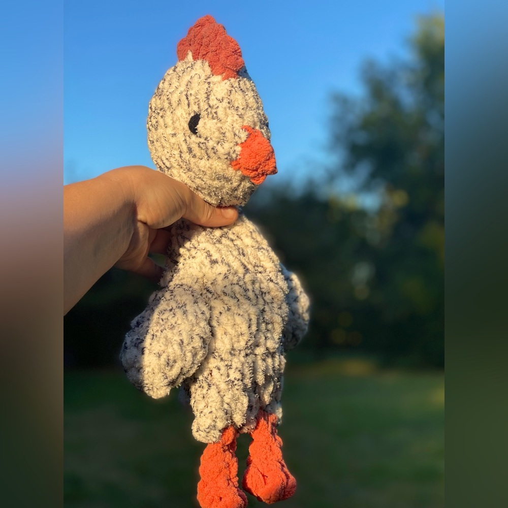 Ready to Ship Handmade Crochet Chicken Little